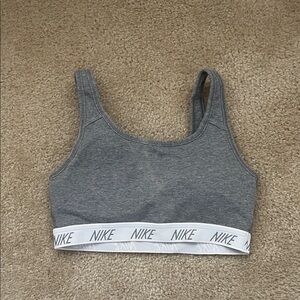 Nike Heather Gray Sports Bra